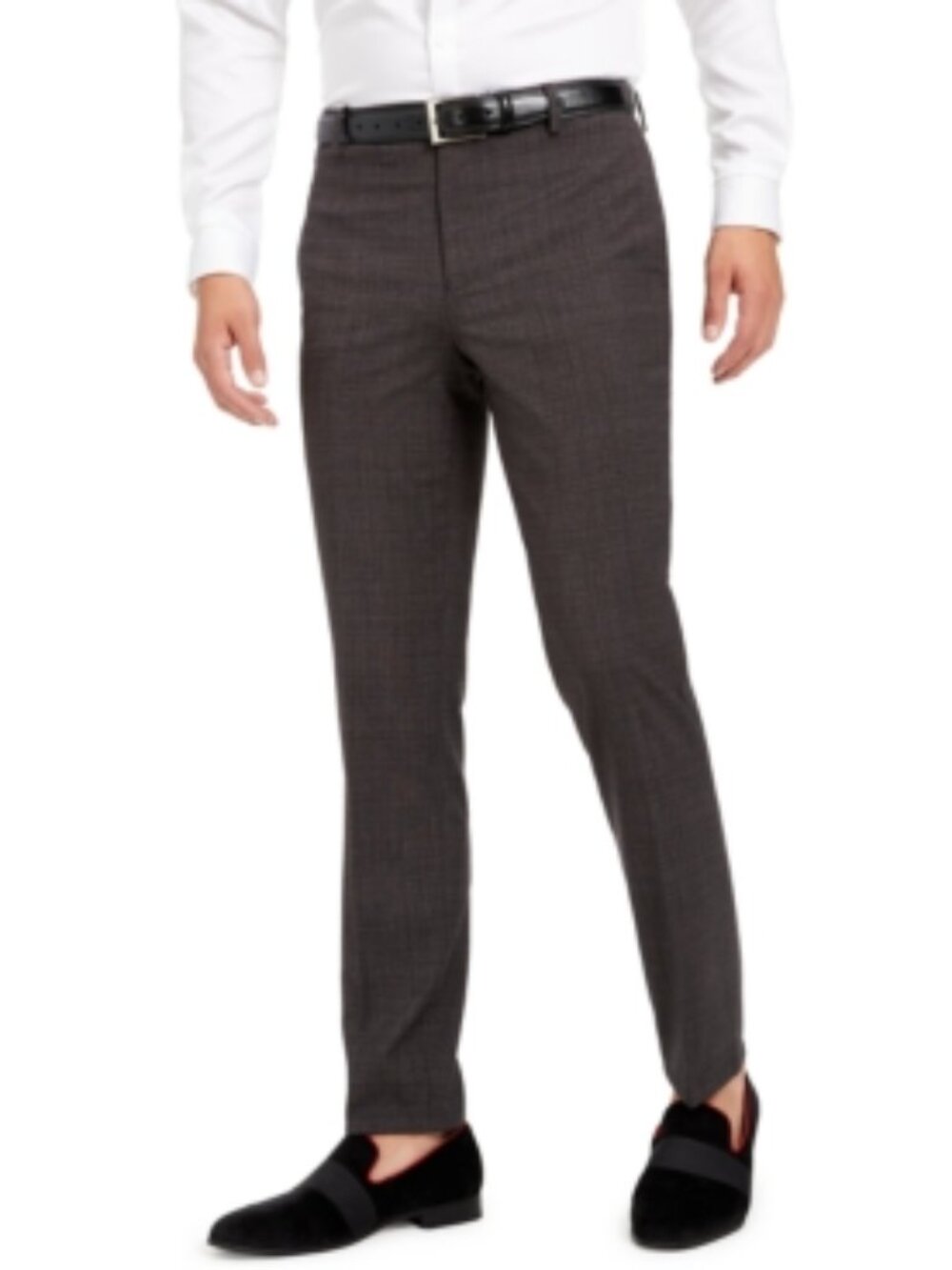 INC Mens Gray Straight Leg Slim Fit Pants 32W/ 32L NWT